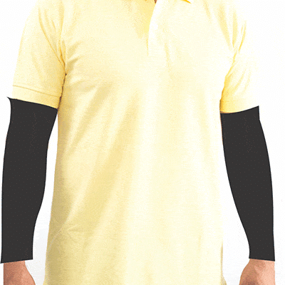 camiseta tipo polo beige hombre