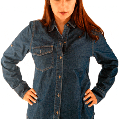 blusa en jean
