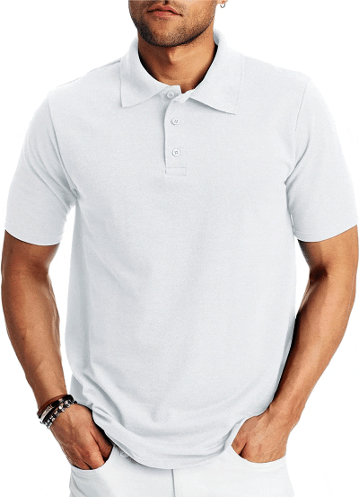 camiseta polo blanca