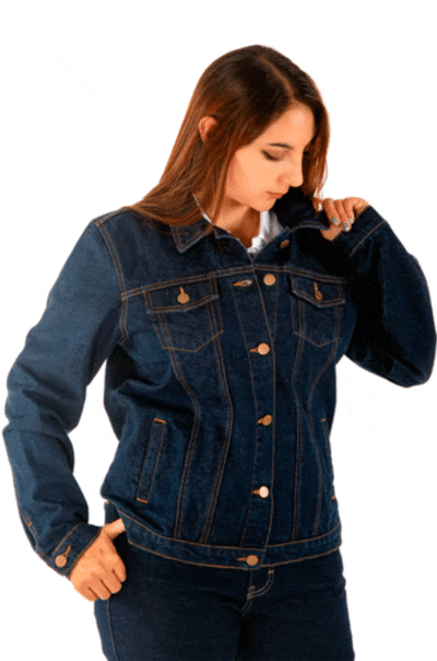 chaqueta jean mujer