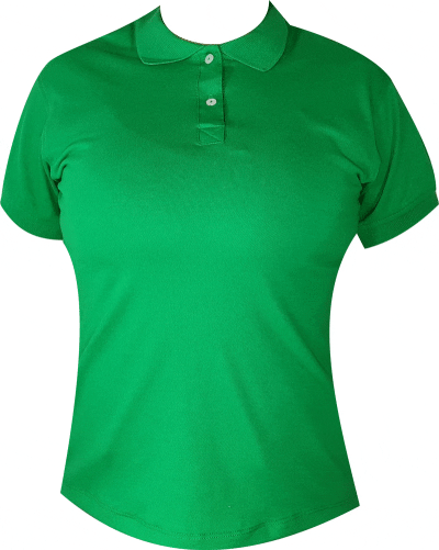 camiseta tipo polo verde antioquia mujer